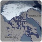 اقیانوس منجمد قطب شمال در انتهای راه
