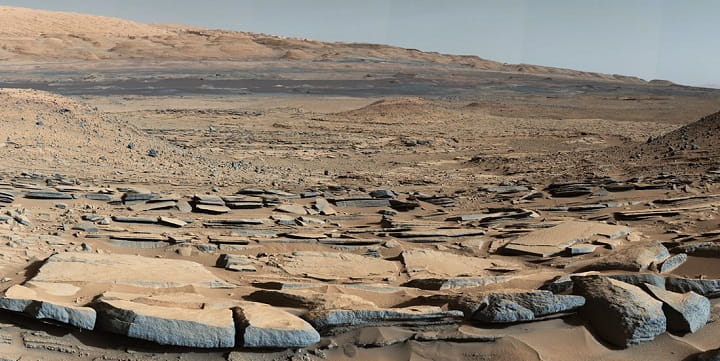 مادستون (گل سنگ) سیاره مریخ