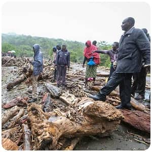 سیل و زمین لغزش در کنیا و کنگو جان بیش از صد نفر را گرفت