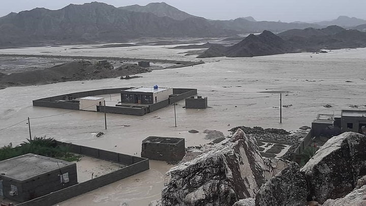 آبگیری روستاها و ظغیان سیلاب و رودخانه ها سیستان و بلوچستان