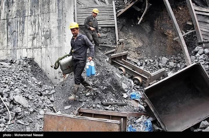 ریزش معدن زغال سنگ در کرمان