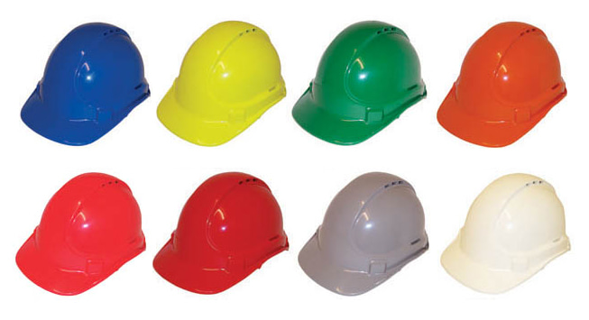 رنگ‌های مختلف کلاه ایمنی در صنایع به چه معناست