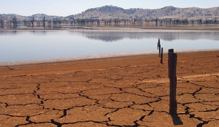 افزایش خشکسالی و گرمایش جهانی
