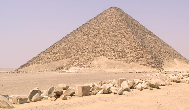 هرم سرخ مصر سنگ گرانیت