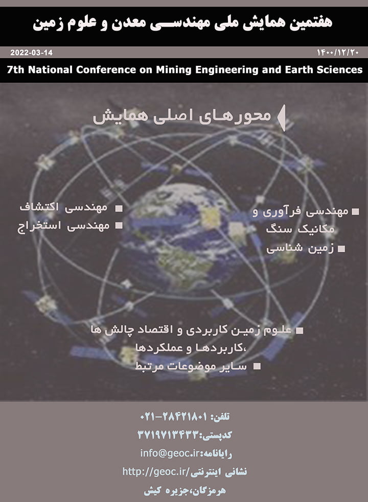 پوستر هفتمین همایش ملی مهندسی معدن و علوم زمین